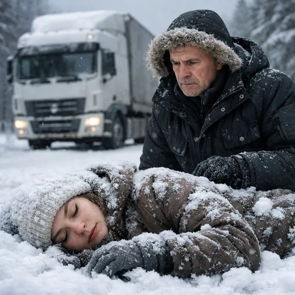 A Chance Encounter on the Interstate: Who the Driver Really Found in the Snowbank