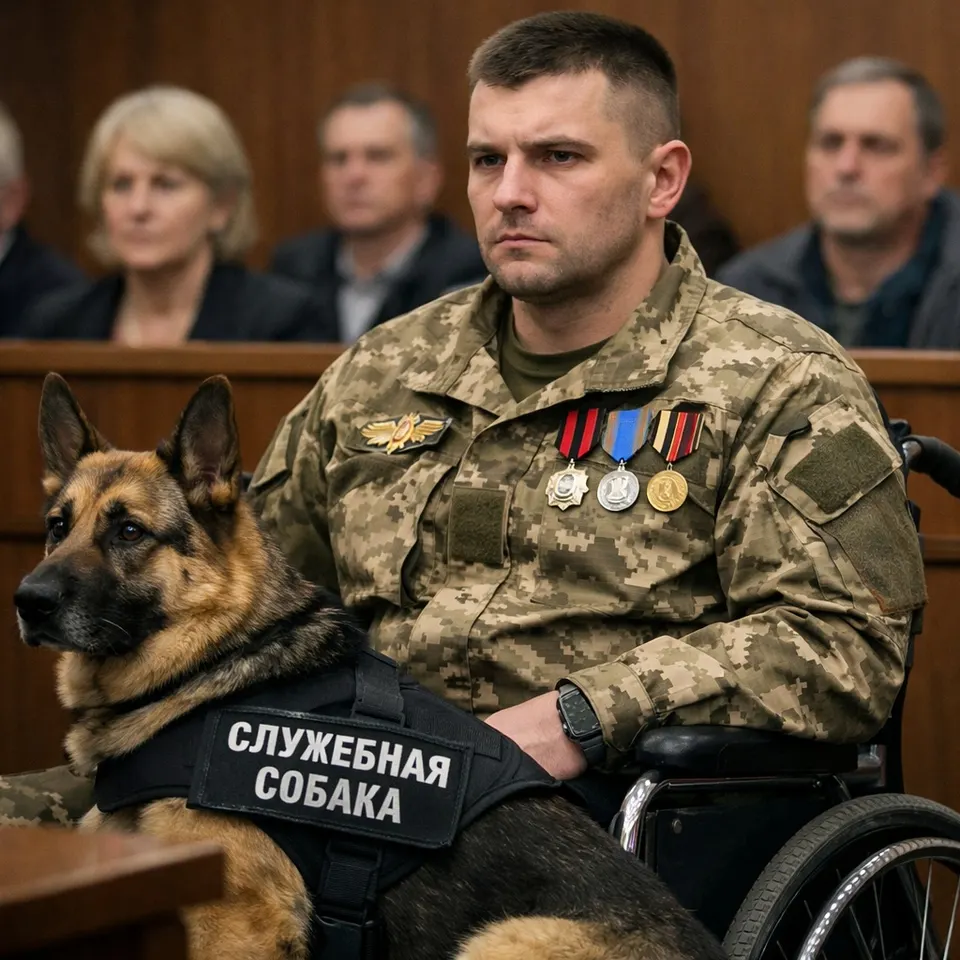 Суддя вже заніс молоток, коли до зали увірвався собака з предметом у зубах