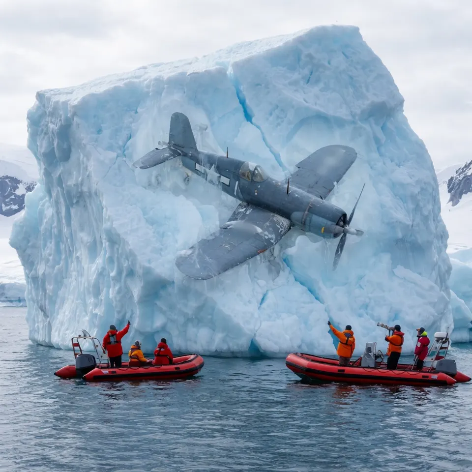 A World War II Plane Was Found Inside an Iceberg — And No One Expected What Was Inside
