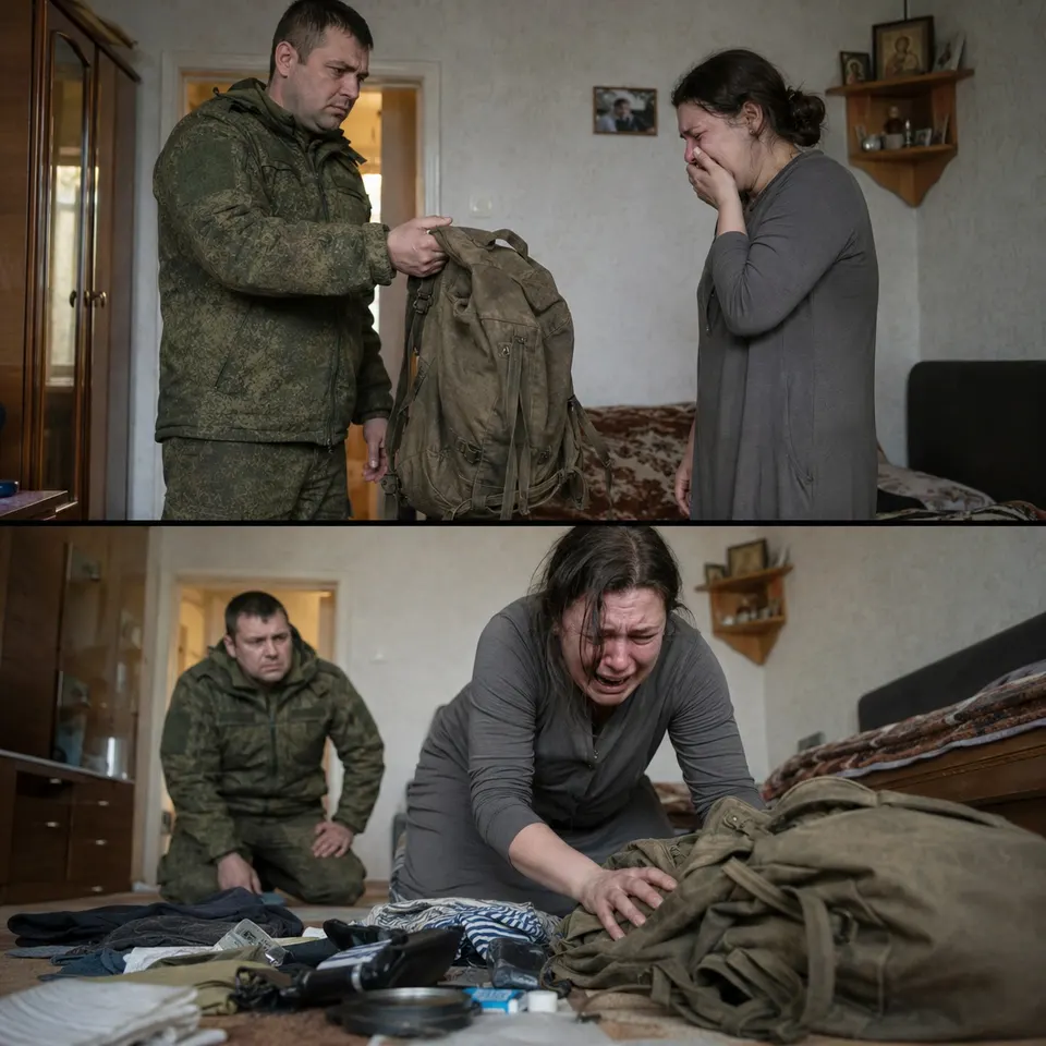 Побратим привёз вдове рюкзак погибшего мужа, и среди вещей нашлась деталь, о которой она не знала