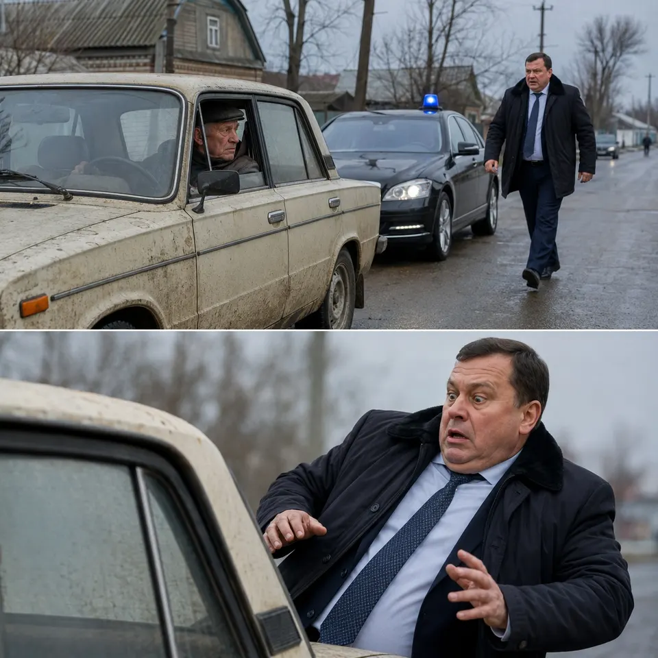 Пенсіонер на старому автомобілі не поступився дорогою чиновнику з мигалкою, і конфлікт несподівано змінив хід