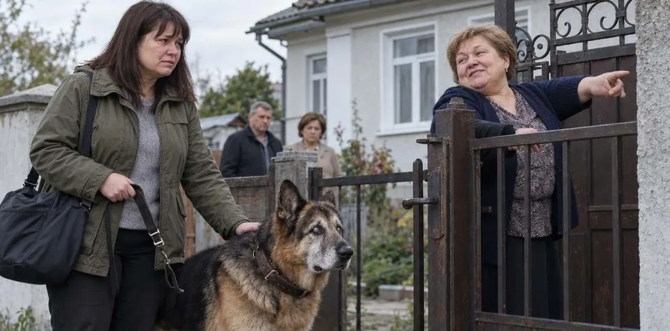 Три роки Оксана доглядала діда, але після його смерті рідні вигнали її з дому разом з успадкованою вівчаркою