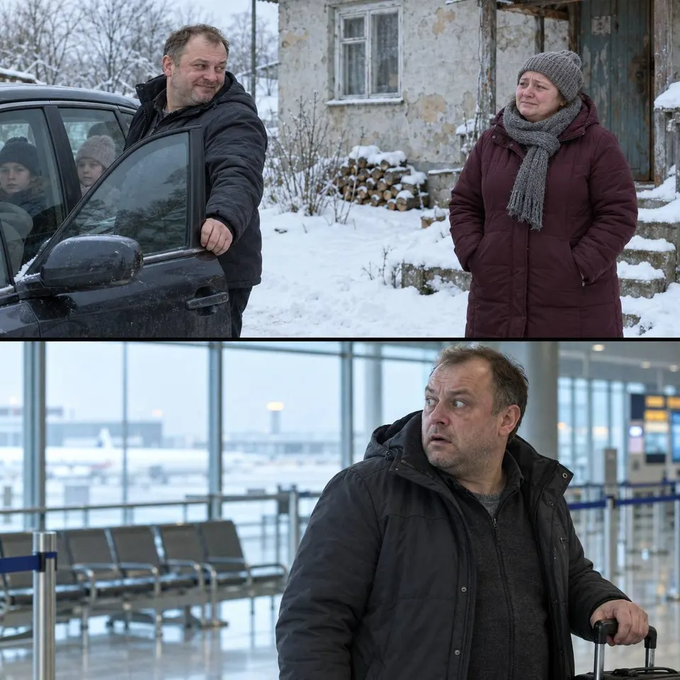 Муж оставил Ольгу на заснеженной даче и увёз детей к другой женщине на отдых, но жена заранее знала о поездке