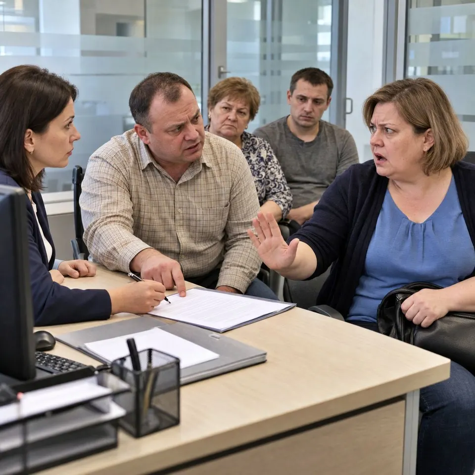 Чоловік привіз дружину до банку «за компанію», але перед оплатою квартири для брата свекруха оголосила, що забула паспорт