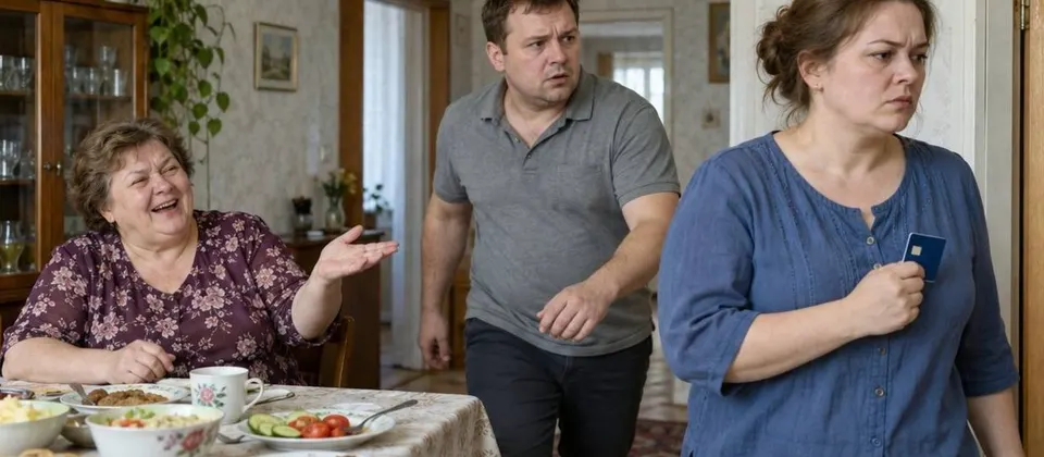 Свекровь потребовала зарплатную карту невестки