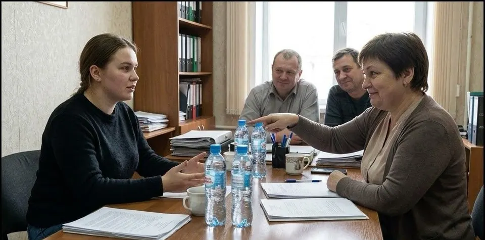 Александру принимают за неопытную стажёрку, но готовят для неё щедрое предложение и руководящую должность