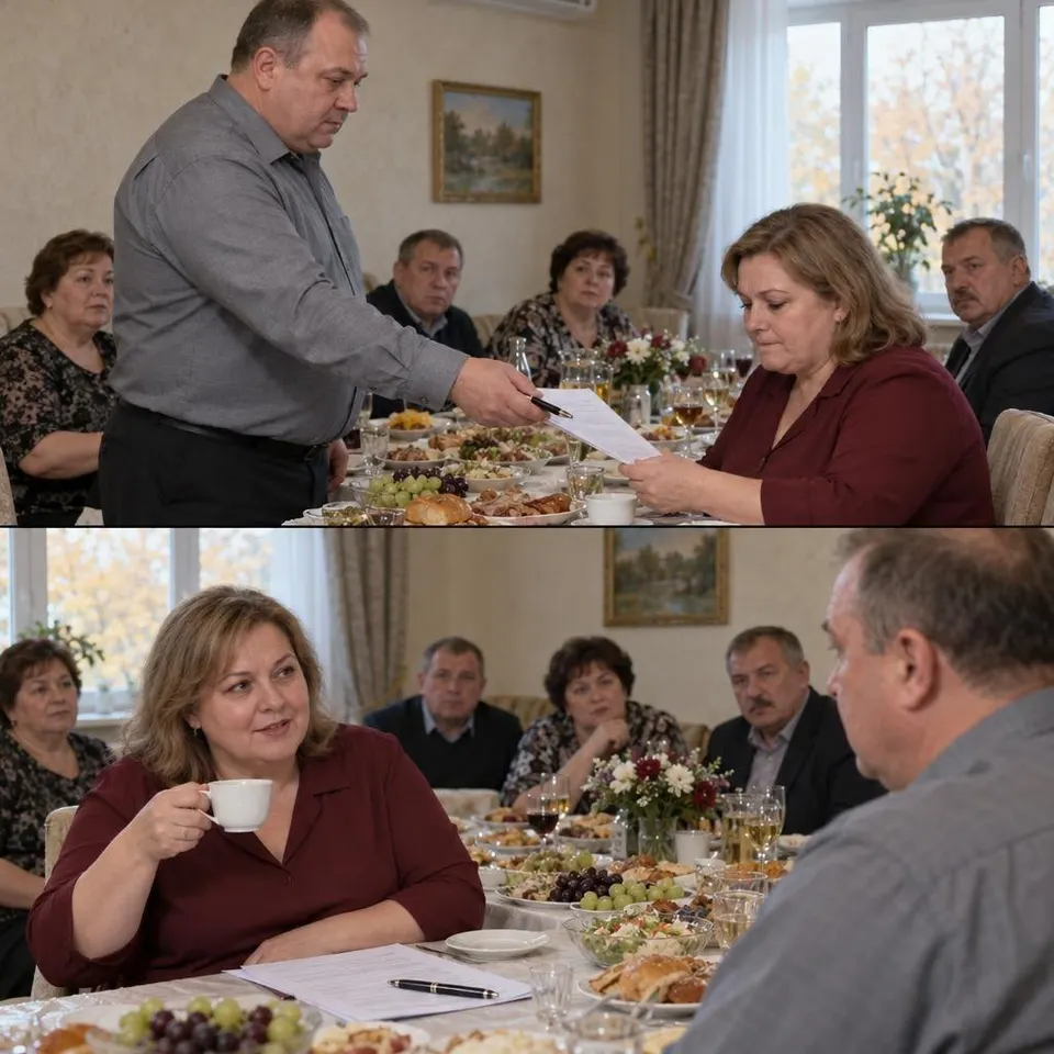 На сімейному святі чоловік дав Олені добу на збори, але, підписавши папери про розлучення, вона запитала про його юриста